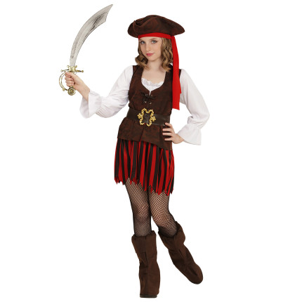 Karibų piratės kostiumas mergaitėms