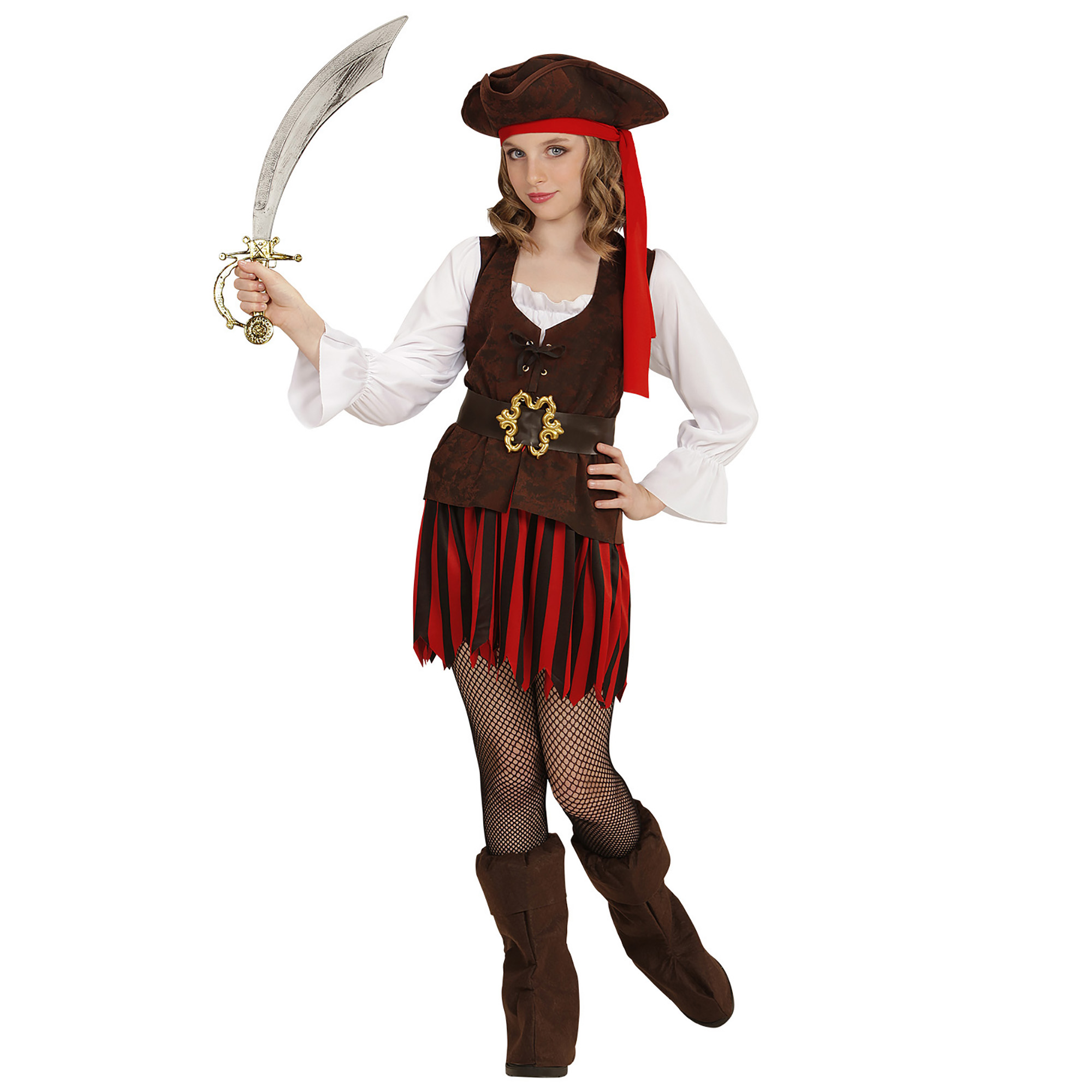 Karibų piratės kostiumas mergaitėms Karibų piratės kostiumas mergaitėms