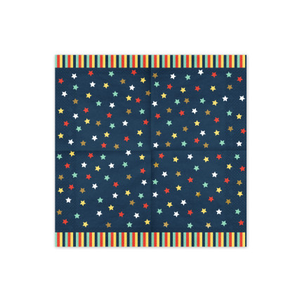 Servetėlės Žvaigždutės (12 vnt./33x33 cm)