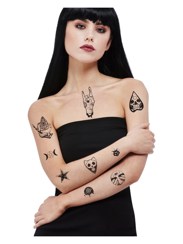 Stilingų laikinų tatuiruočių rinkinys Stilingų laikinų tatuiruočių rinkinys