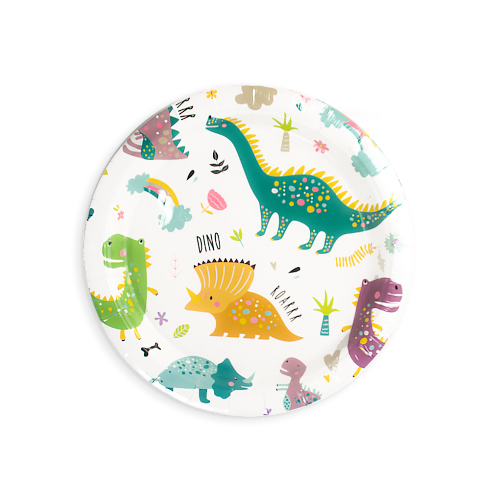 Vienkartinės lėkštutės Dinozaurai (6 vnt.) Vienkartinės lėkštutės Dinozaurai (6 vnt.)